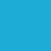 Color of bright cerulean